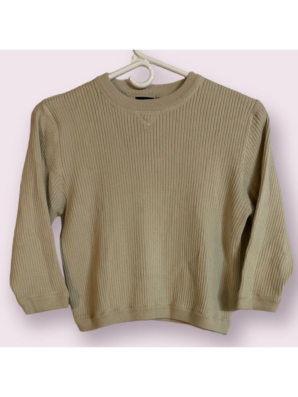 Cherokee Boys Cream Colored Long Sleeve Sweater
